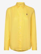 Polo Ralph Lauren - 17/1 Pd Linen-Lsl-Bfs - Lininiai marškiniai - Geltona
