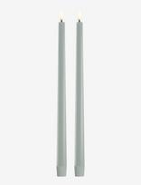 UYUNI Lighting - Taper Candle Soft-Fit Cap W2,3 H32 - LED žvakė - Žalia