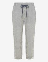 Kaffe - Kanaya Striped Capri Pants - Kapri kelnės - Mėlyna