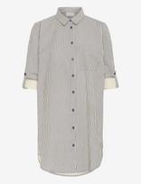 Kaffe - Kanaya Striped Shirt Tunic - Tunika - Juoda