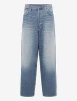 Weekday - Astro Mid Rise Loose Baggy Unisex Jeans - Laisvi džinsai - Mėlyna