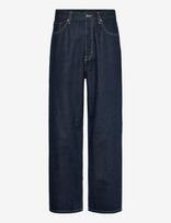 Weekday - Astro Mid Rise Loose Baggy Unisex Jeans - Laisvi džinsai - Tamsiai mėlyna