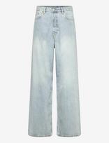 Weekday - Astro Mid Rise Loose Baggy Unisex Jeans - Laisvi džinsai - Mėlyna