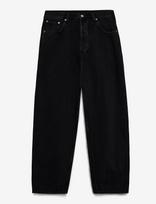 Weekday - Astro Mid Rise Loose Baggy Unisex Jeans - Laisvi džinsai - Juoda
