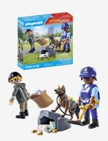 PLAYMOBIL - Police Search With Dog - Playmobil Action Heroes - Marga / raštuota