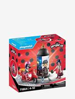 PLAYMOBIL - Miraculous: Paris Scooter Ride - Žaidimų rinkiniai - Marga / raštuota