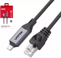 Unitek Ethernet USB C RJ-45 LAN kabelis, tinklo kabelis, 2 m
