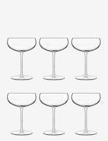 Luigi Bormioli - Champagne Coupe I Meravigliosi 6 Pcs. - Šampano taurės - Nude