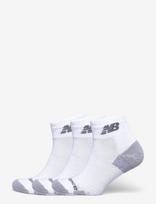 New Balance - Performance Cushioned Ankle 3 Pack - Sportinės kojinės - Balta