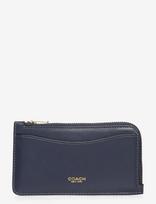Coach - New York Zip Card Case - Piniginė - Tamsiai mėlyna