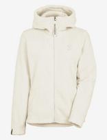 Didriksons - Anniken Full-Zip - Sportiniai flisiniai ir viduriniai sluoksniai - Kreminė spalva