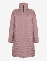 Didriksons - Nino Wns Parka Long - Sportinė striukė - Rožinė
