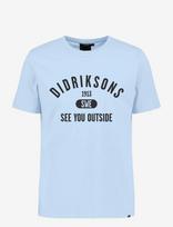 Didriksons - Harald Usx T-Sh Col - Sportiniai marškinėliai - Mėlyna