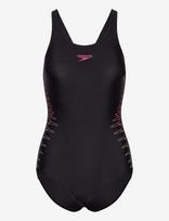Speedo - Placement Muscleback 1Pc - Sportinis maudymosi kostiumėlis - Juoda