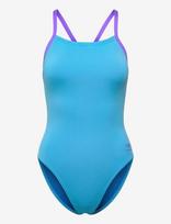 Speedo - Fl Solid Flyback 2.0 - Sportinis maudymosi kostiumėlis - Mėlyna