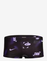NIKE SWIM - Nike Hydrastrong Multi Print Square Leg Brief - Sportinės kelnaitės ir Speedo kelnaitės - Juoda