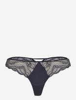 Calvin Klein - Thong - Stringai - Tamsiai mėlyna