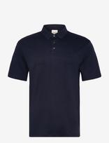 Calvin Klein - Ss Supima Chest Emb Polo - Marškinėliai trumpomis rankovėmis - Tamsiai mėlyna