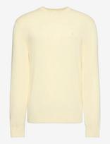 Calvin Klein - Ls Supima Cotton Crew 14Gg - Apvalios apykaklės megztinis - Geltona