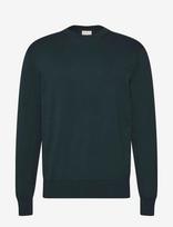 Calvin Klein - Ls Supima Cotton Crew 14Gg - Apvalios apykaklės megztinis - Mėlyna