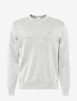 Calvin Klein - Ls Supima Cotton Crew 14Gg - Apvalios apykaklės megztinis - Pilka