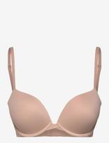 Calvin Klein - Push Up Plunge - Push Up liemenėlė - Smėlio