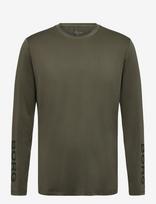 Björn Borg - Borg Long Sleeve T-Shirt - Sportiniai marškinėliai ilgomis rankovėmis - Chaki spalva