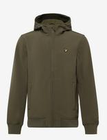 Lyle & Scott - Fleece Back Softshell Jacket - Lengva striukė - Chaki spalva