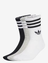 Adidas Originals - 3S Crew S 3P - Sportinės kojinės - Marga / raštuota