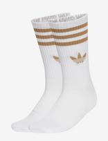 Adidas Originals - 3S Crew S 3P - Sportinės kojinės - Balta
