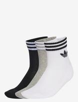 Adidas Originals - 3S Ankle S 3P - Sportinės kojinės - Marga / raštuota