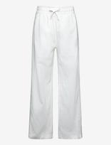 Gant - Cotton Linen Pants - Kelnės - Balta