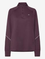 Newline - Nwlpower Half Zip Midlayer W - Sportinis megztinis - Burgundiška splava