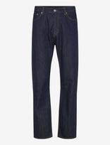 Weekday - Space Mid Rise Relaxed Straight Leg Jeans - Įprasto kirpimo džinsai - Tamsiai mėlyna