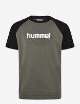 Hummel - Hmljr Logo T-Shirt S/S - Marškinėliai trumpomis rankovėmis - Pilka