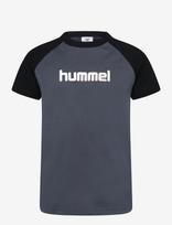Hummel - Hmljr Logo T-Shirt S/S - Marškinėliai trumpomis rankovėmis - Mėlyna
