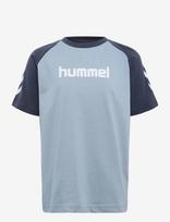 Hummel - Hmljr Logo T-Shirt S/S - Marškinėliai trumpomis rankovėmis - Mėlyna