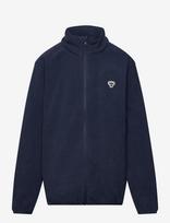 Hummel - Hmljr Fleece Zip Jacket Bee - Flisinė striukė - Tamsiai mėlyna