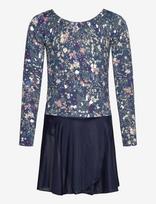 Hummel - Hmljr Mix Gymsuit L/S - Suknelė ilgomis rankovėmis - Tamsiai mėlyna