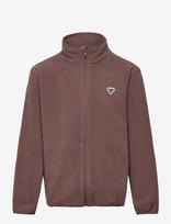 Hummel - Hmljr Fleece Zip Jacket Bee - Flisinė striukė - Ruda