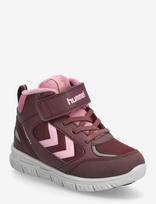 Hummel - X-Light 2.0 Mid Tex Jr - Žieminiai batai su raišteliais - Burgundiška splava