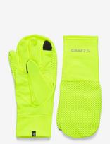 Craft - Lumen Fleece Hybrid Glove 2 - Sportinės pirštinės - Geltona