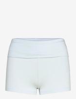 Gina Tricot - Basic Folded Hotpants - Dviratininko šortai - Balta