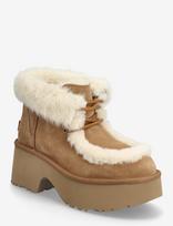 UGG - W New Heights Lace Up - Aulinukai - Smėlio
