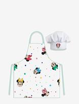 Minnie Mouse - Kids Apron + Hat - Minnie 1738 - Prijuostė - Marga / raštuota