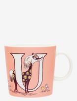 Arabia - Moomin Mug 0,4L Abc U - Kavos puodelis - Rožinė