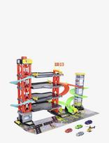 Dickie Toys - Dickie Toys Parkeringshus Med 4 Bilar - Transporto priemonių garažai - Marga / raštuota