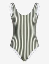 H2O - Stripe Swim Suit - Sportinis maudymosi kostiumėlis - Chaki spalva