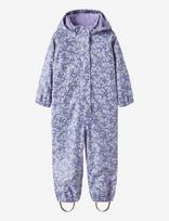 Name It - Nmfdry10 Rain Suit Fleece Aop Fo - Apsauginis kombinezonas nuo lietaus - Violetinė