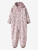 Name It - Nmfdry10 Rain Suit Fleece Aop Fo - Apsauginis kombinezonas nuo lietaus - Violetinė